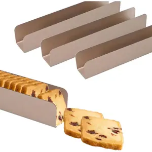Baguette Dessert Baking Mold, Smooth Fondant