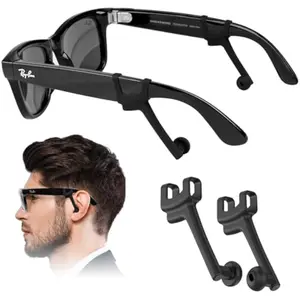 Increase Privacy Ear Tips for RayBan Meta Gen1/2 Glasses, Meta Oakley/Display, Rayneo, XREAL, VITURE, Rokid, Sound Booster Tube/Audio Enhancer for Smart Glasses Accessories, No Impact Charger