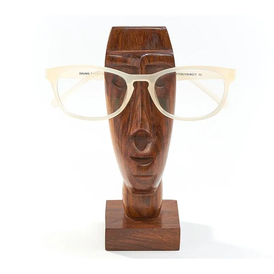 Matr Boomie Wooden Face Glasses Holder Stand