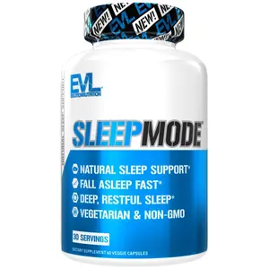 Sleep Support Supplement for Adults with Melatonin Valerian Root L Tryptophan and Lemon Balm Calm and Restful Night Capsules