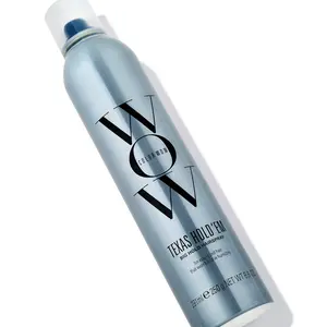 Color Wow Texas Hold'em Hairspray Strong Hold Heat Protection Fast Drying Flake Free Haircare Non-dulling