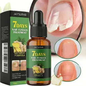 JAYSUING 7 Days Treatment & Nail Growth Oil I Powerful NailRepair Essence for Damaged Discolored Nails ,Ginger Infused Nail Care Oil with Vitamin E & PlantEssential Oils, Multi-Purpose Nail Strengthening Serum,Hydrating Nail Nutrient Oil