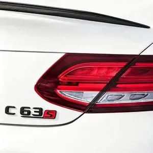 For Mercedes-Benz C63s 2017 AMG Rear Badge Sticker, High-Quality Abs 3D Letter Emblem, Elegant, Car refit  decorative Accessories, Car Stickers