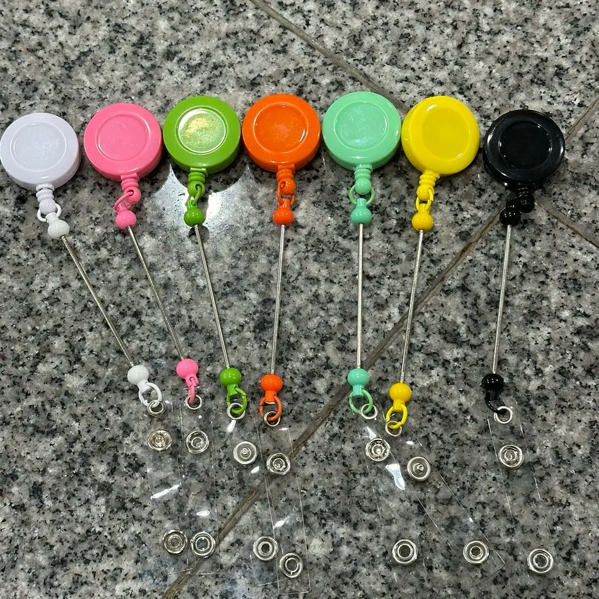 Beadable Badge Reel on Live