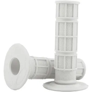 22mm Universal Motorcycle Grips 7/8 Inch Anti-Slip Rubber Handlebars Grips for Dirt Bike Motocross, Waffle Pattern Comfort Grips for CRF YZF KXF KLX EXC Off-Road Pit Bike (1 Pair)