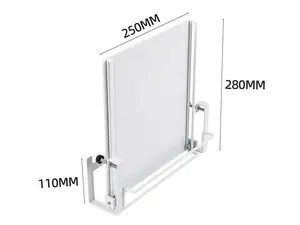 Foldable Kitchen Counter Shelf, Carbon Steel Over Cabinet Door Hanging Rack, Multifunctional Prep & Storage Organizer for Home Kitchen