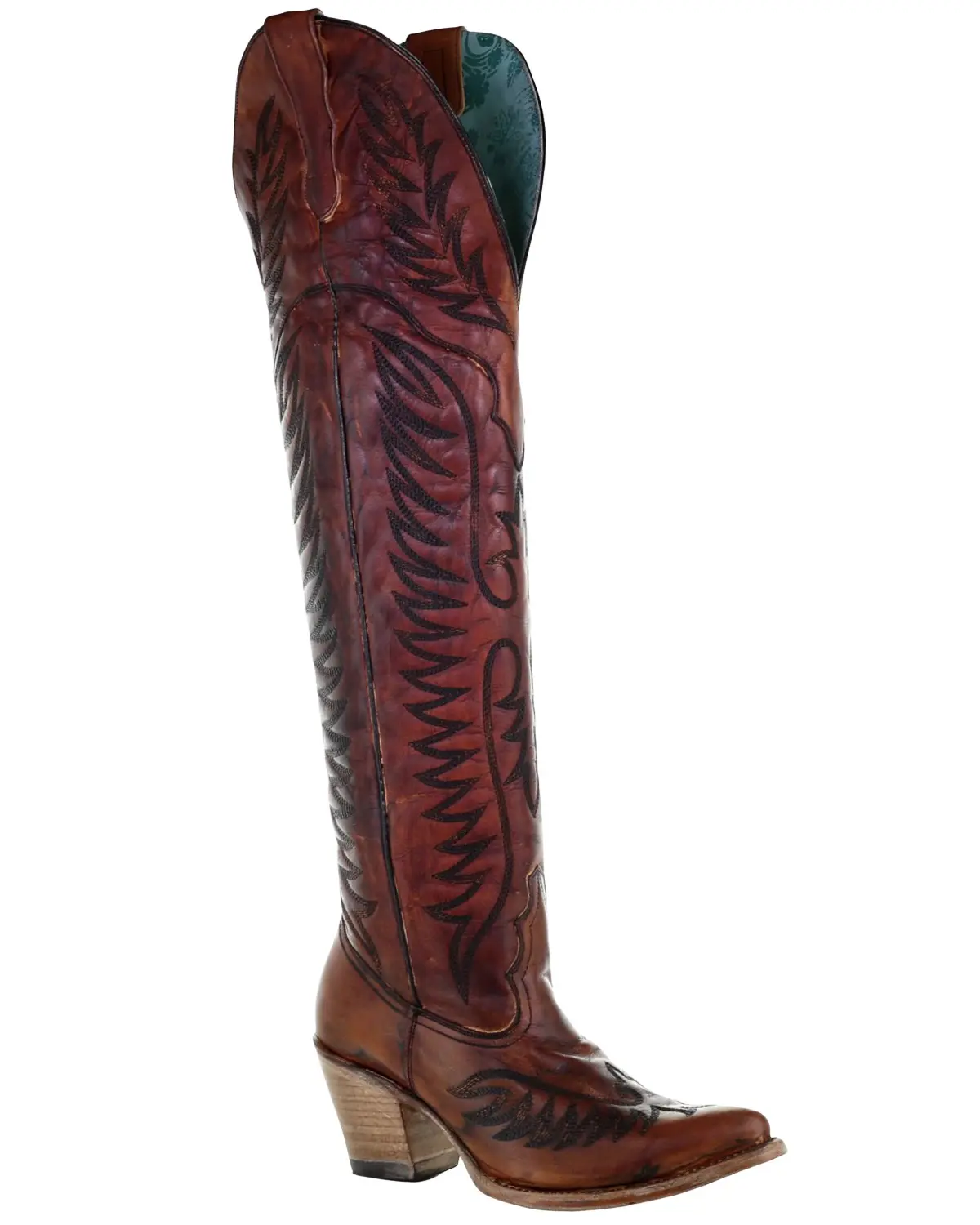 Corral Women's Women'S Leather Tall Western Boot Round Toe - E1507