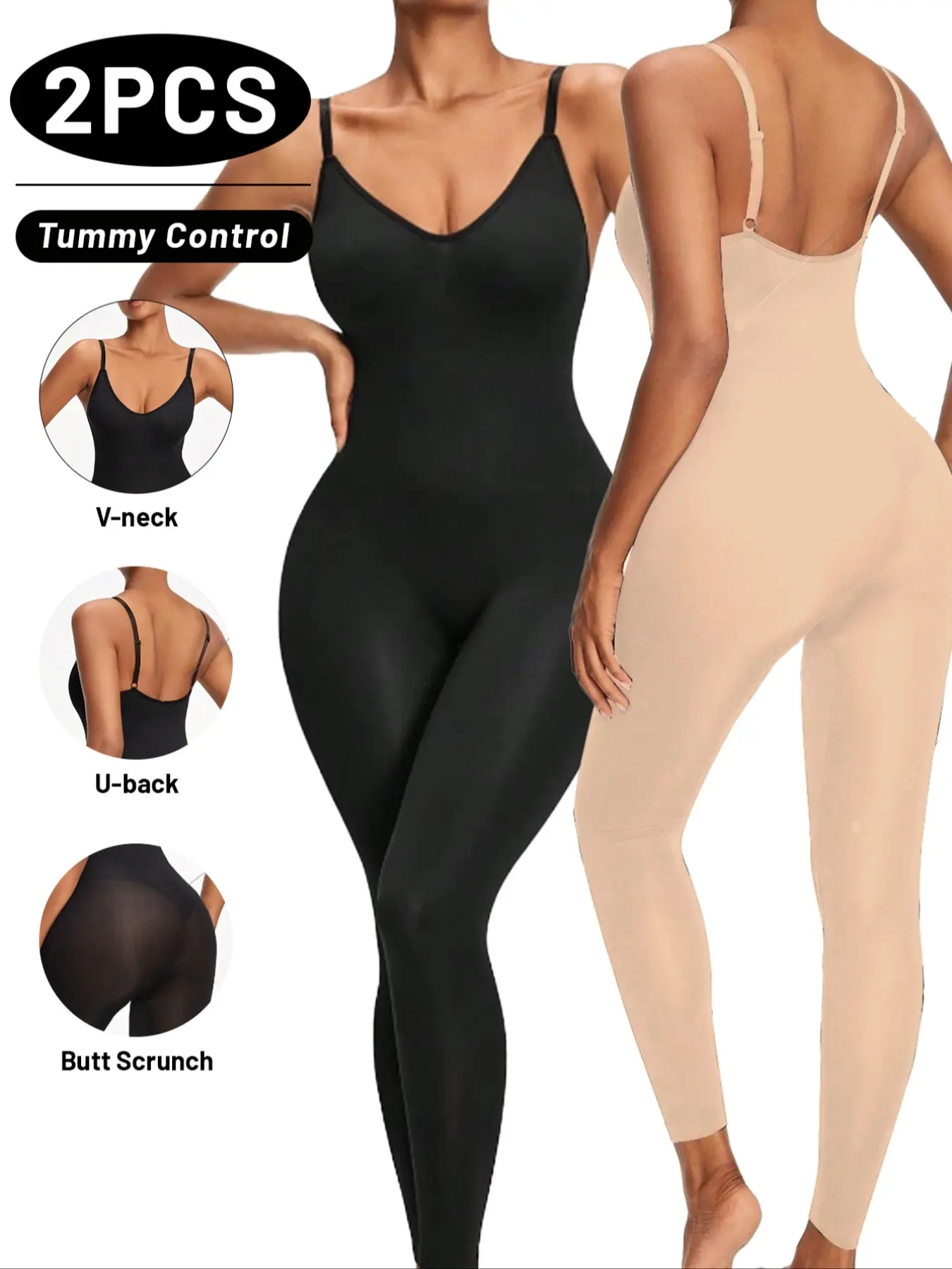 Women's High Waist Seamless Smooth Compression Fit Shapewear High Stretch Shaper Body Shaping Pants Set, Slimming & Comfortable Design, Perfect for All-Day Wear, Stylish Women's Underwear