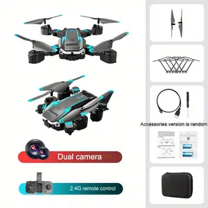 S6 Foldable RC Drone with Dual Camera, Easy to Fly Beginner Drone, Portable Quadcopter for Adults