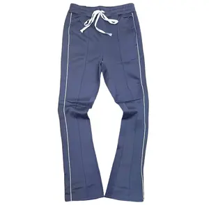 100-470 - Track Stacked Fit Pants (Gray)