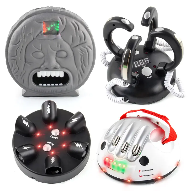 Reaction Tester Lie Detector Desktop Toy - 10-12 Years & Teens Group Game Night Gadget, Teenager Novelty & Gag Toys, Vibration Feedback Observation Game, Safe Social Interaction, Stress Relief Gag Gift