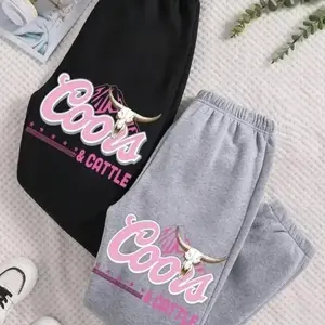 Coors & Cattle Graphic Sweatpants, Unisex Western Joggers for Men and Women, Casual Country Outfit, Comfortable Everyday Streetwear Pants F S