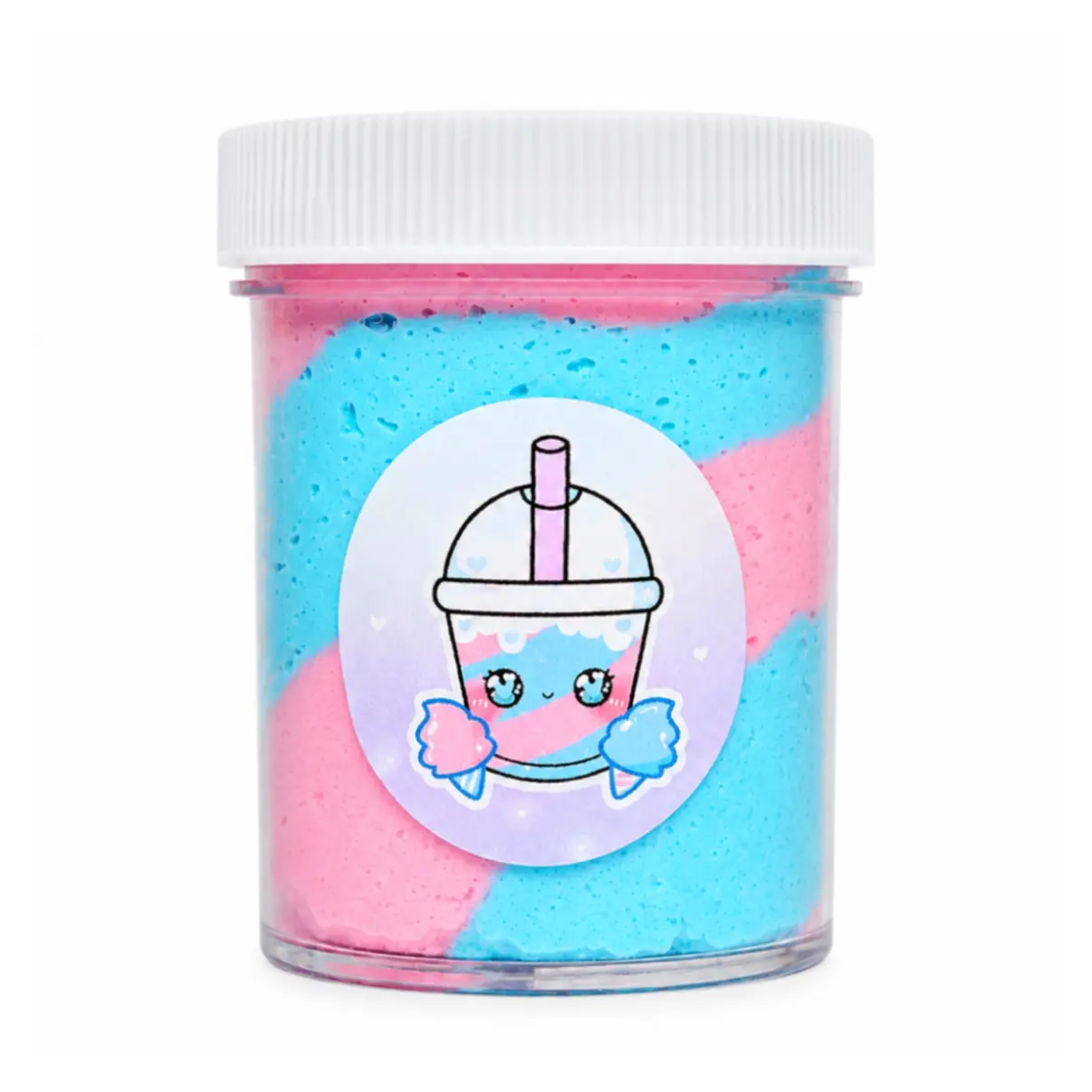 Cotton Candy Icee Slime – Crunchy Snowfizz Slime Scented
