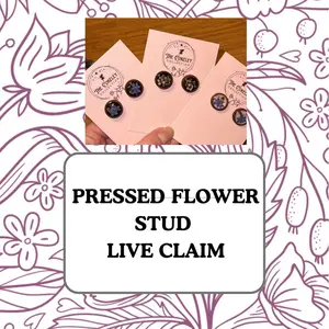 Stud earring U-pick on live claim