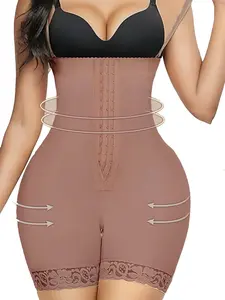 Women's Adjustable Straps High-waist Tummy Control Shapewear Bodysuit, Seamless Shapewear for Postpartum, Workout, Everyday Slimming, Womenswear