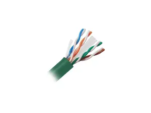 Nippon Labs CAT6 UTP Bulk Ethernet Cable, Solid Copper 23 AWG, CM Rated, 600MHz, 1000' Pull Box (ETL) - Green 1000ft.Lan Cable