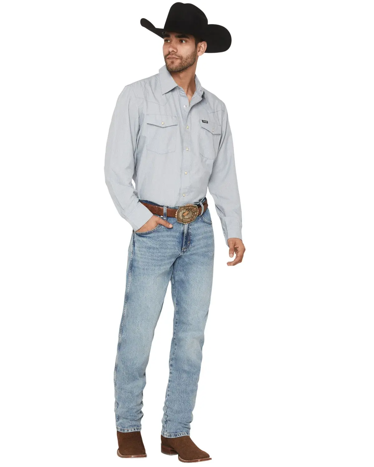 Wrangler Men's Retro Men'S 88Mwz Medium Wash Slim Straight Stretch Denim - 112374813