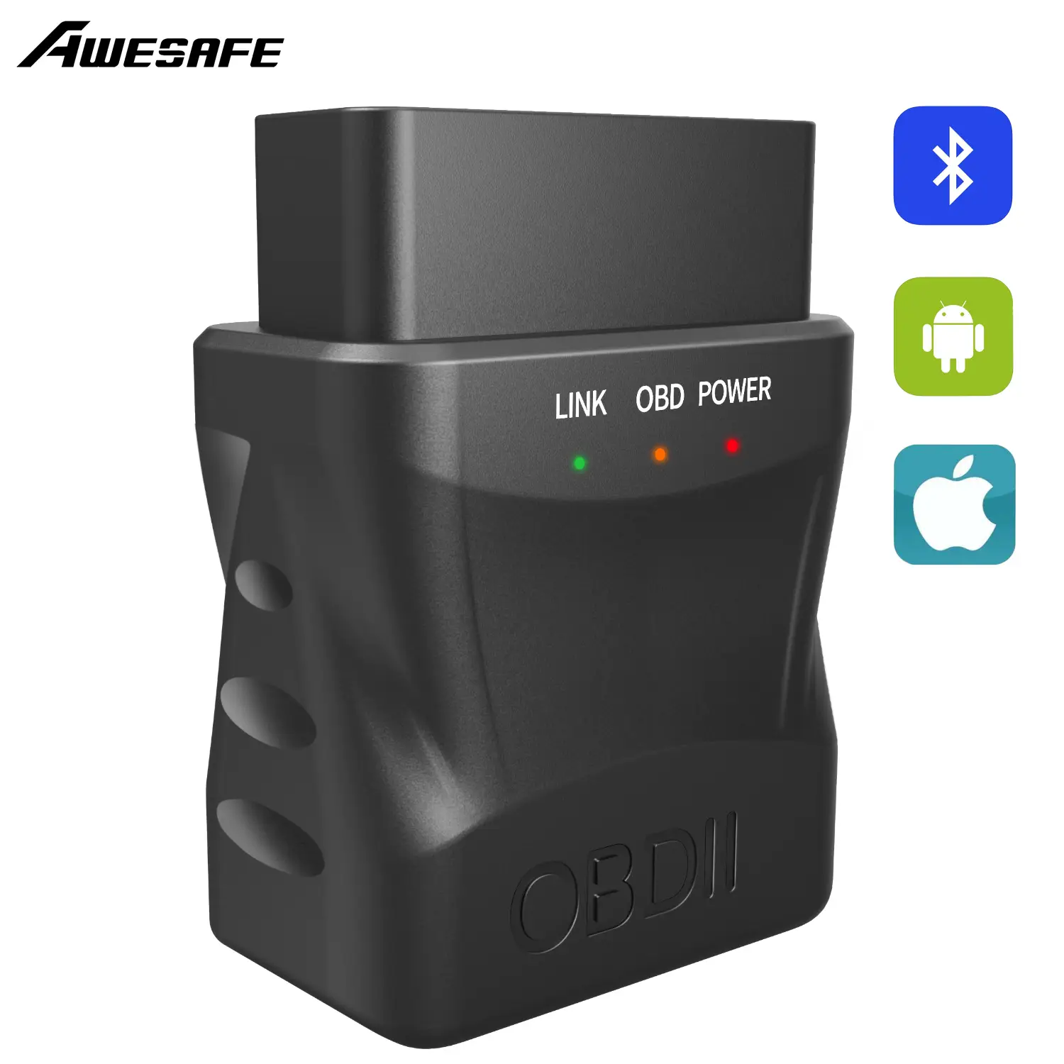 AWESAFE OBD2 Scanner Bluetooth Car Code Reader Diagnostic Tool Supports Android Torque App Turn Off Check Engine Light