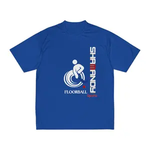 SHAMANDY SPORTS t-shirt, graphic t-shirt wheelchair Floorball sport t-shirt , black shirt, navy blue shirt, royal blue shirt