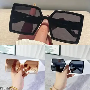 Unisex 3-Pack 2026 Trendy Instagram-Style Square Frame Eyewear, Anti-Ultraviolet Large Vintage Thin Horn Rimmed, Blue Light Blocking Anti-Eyestrain Sports Sunglasses Accessories