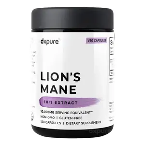 Lions Mane Mushroom Supplement - 10,000mg - 120 Capsules
