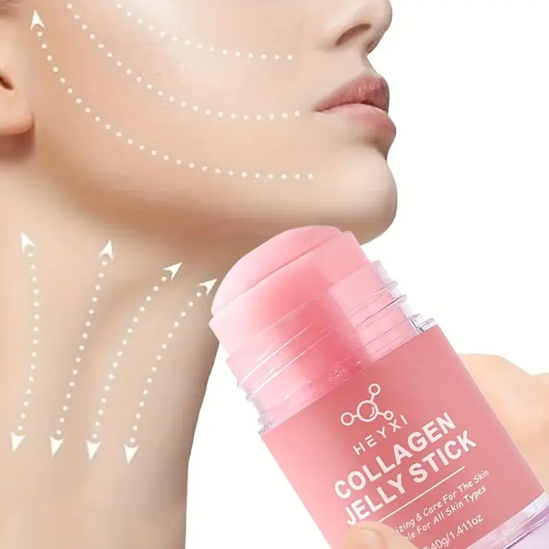 Collagen facial and neck jelly stick, moisturizing and hydrating cream, long-lasting skin rejuvenation, smooth skin, suitable for use day and night, for all skin types, Body Care Moisturizer, Beauty Products