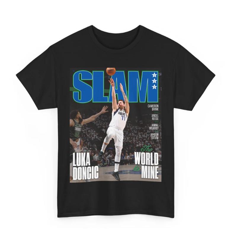 Luk.a Doncic Dallas Mavericks Slam Cover Tee Shirt
