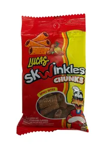 Lucas Skwinkles Chunks Tamarind Spicy Candy Bites – Chewy Chili Tamarind Candy Snack – 70 g (2.47 oz)
