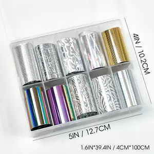 Nail Transfer Foil - Box of 10 Designs