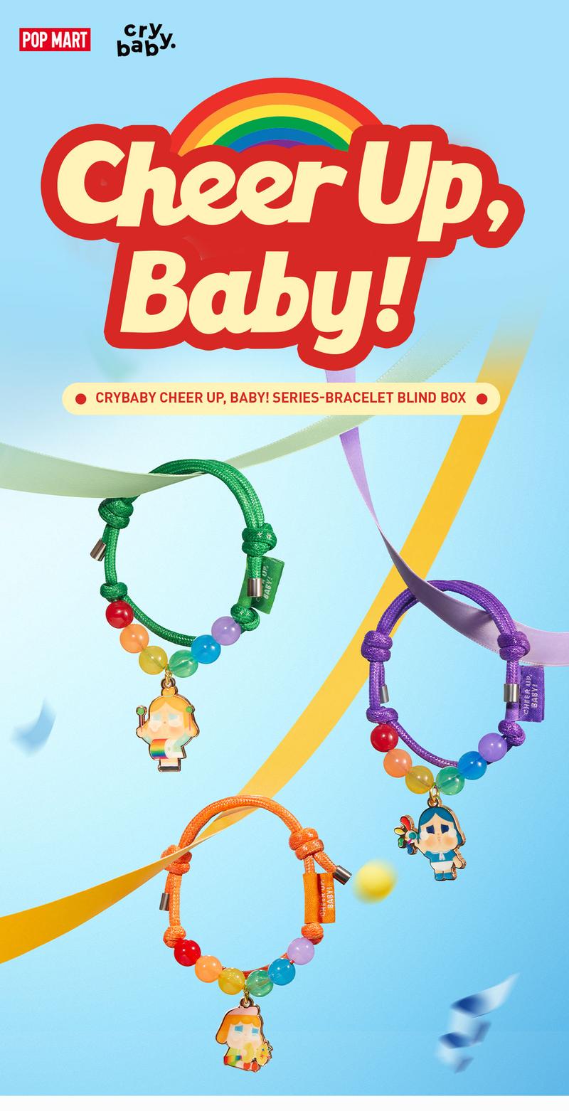 POP MART CRYBABY CHEER UP, BABY! SERIES-Bracelet, Blind Box, Mystery Box POP MART CRYBABY CHEER UP, BABY! SERIES-Bracelet, Blind Box, Mystery Box