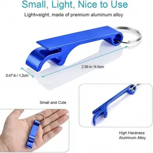 50 Custom Metal Bottle Opener Keychains Durable and Lightweight Wedding Party Event Promotional Gifts Holiday Accessories