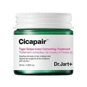 Dr.Jart Cicapair Tiger Grass Color Correcting Treatment 50ml | Redness Relief Radiance , SFP, Cica, Probiotic, Korean SkinCare Moisture Cream Daily