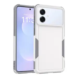 Compatible with S26Ultra S25Ultra/s24  Colorful Full package acrylic solid color transparent phone case - Hn427-8