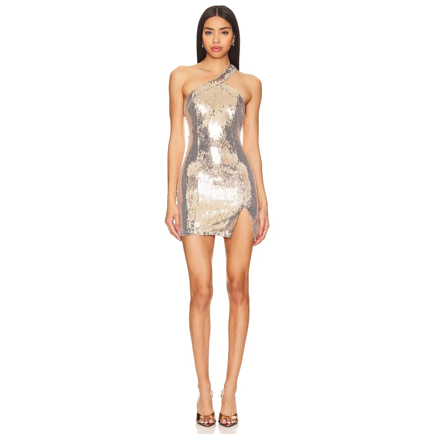 superdown Cicely Mini Dress in Rose Gold - TikTok Shop