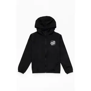 Santa Cruz Kids Opus Dot Hooded Windbreaker Jacket
