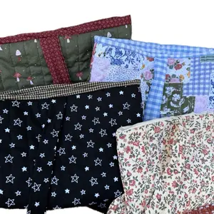 Bow Book Sleeve - Variety of Patterns Including Stars Flowers and Checkered Designs