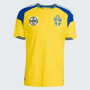 Personalized Full Set Sweden Soccer Jersey World Cup 2026, Custom Name Number Logo National Soccer Jersey Z