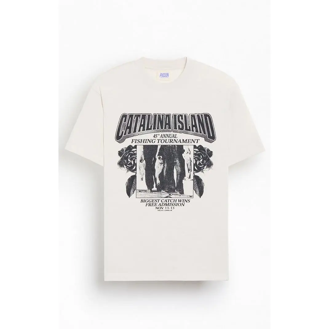 Pacsun Men's Catalina Island Fishing Tournament T-Shirt - Multicolor