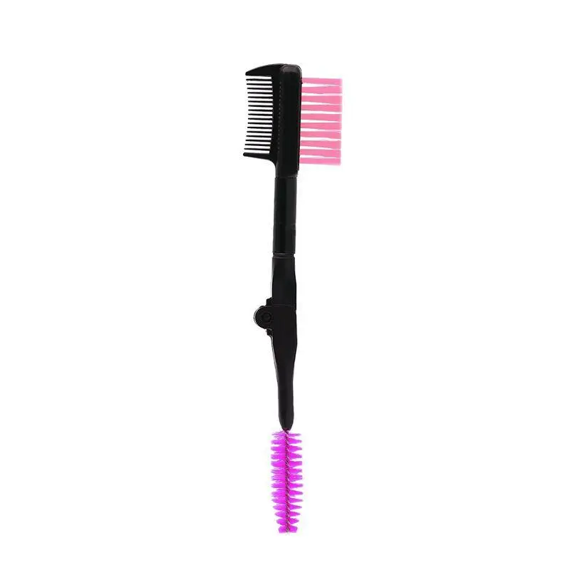 1 Piece Double-ended Eyebrow Brush, 2 in 1 Eyebrow Comb, Professional Makeup Tools for Women