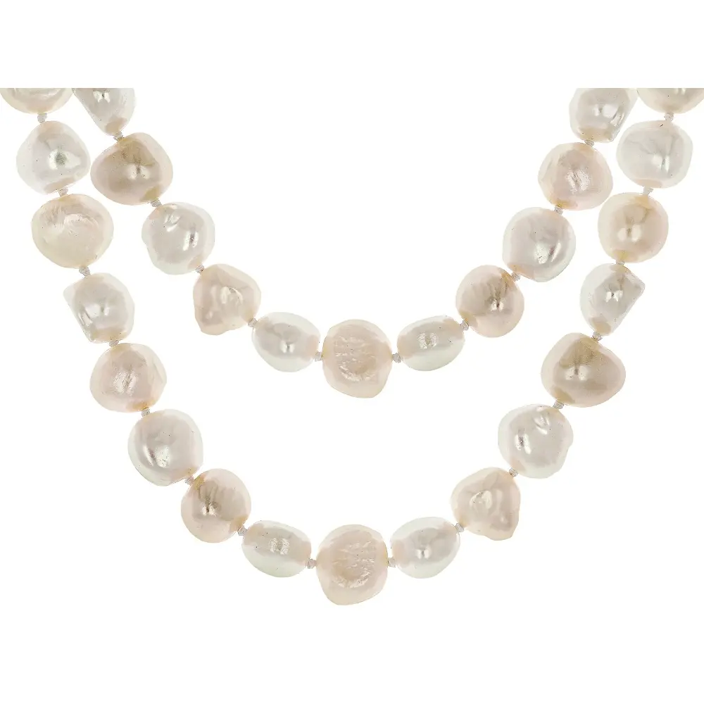 JTV Multi-Color Cultured Freshwater Pearl Endless Strand Necklaces, 32-in Set of 2