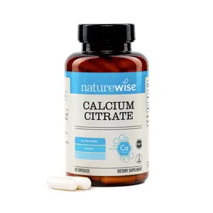 NatureWise Calcium Citrate 300mg Capsules - Supplement for Bone Health - Easy to Digest & Well-Absorb - Vegan, Non-GMO, Gluten-Free - USA Manufactured