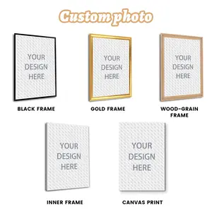 Customizable POD-Printed Canvas Artworks & Digitally Printed Posters in Multiple Frames – Available in Five Sizes for Living Rooms, Bedrooms, and Office Walls
