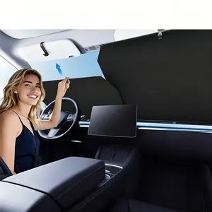 Retractable Windshield Sunshade Car Sun Visor Foldable Auto Sunshade Cover Front Window Parasol Anti UV Car Interior Accessories