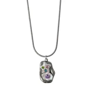 Star Pendant Necklaces Chain Y2k Jewelry Gift for Hot Girl Women