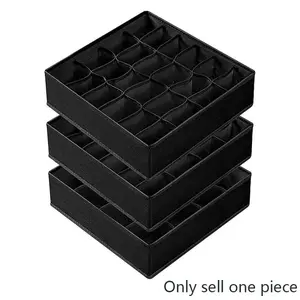 Underwear Socks Storage Box, Home Fabric Bra Organizer, Divided Drawer Style, Seasonal Clothing Sorting Box, Household Container