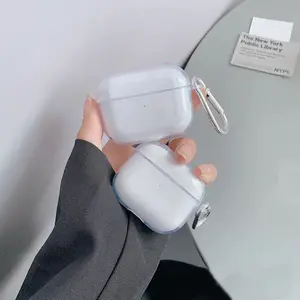 Clear TPU Earphone Case, 1 Count Earphone Protective Cover, Earphone Accessories Compatible with AirPods 1/2/3/4 Pro/Pro2 Headphones