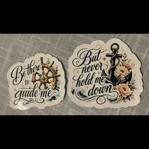 Be There to Guide Me, But Never Hold Me Down~Nautical Decal Set