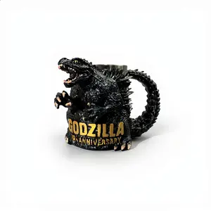Godzilla 70th Anniversary 3D Mug Monster Movie Collectible Coffee Cup Creative Ceramic Mug Gift for Fans