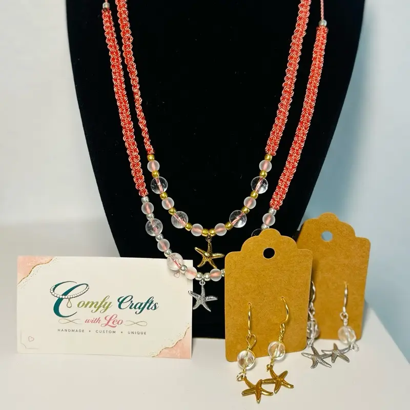 The Starry Collection! Starlit Crystal Quartz Necklace