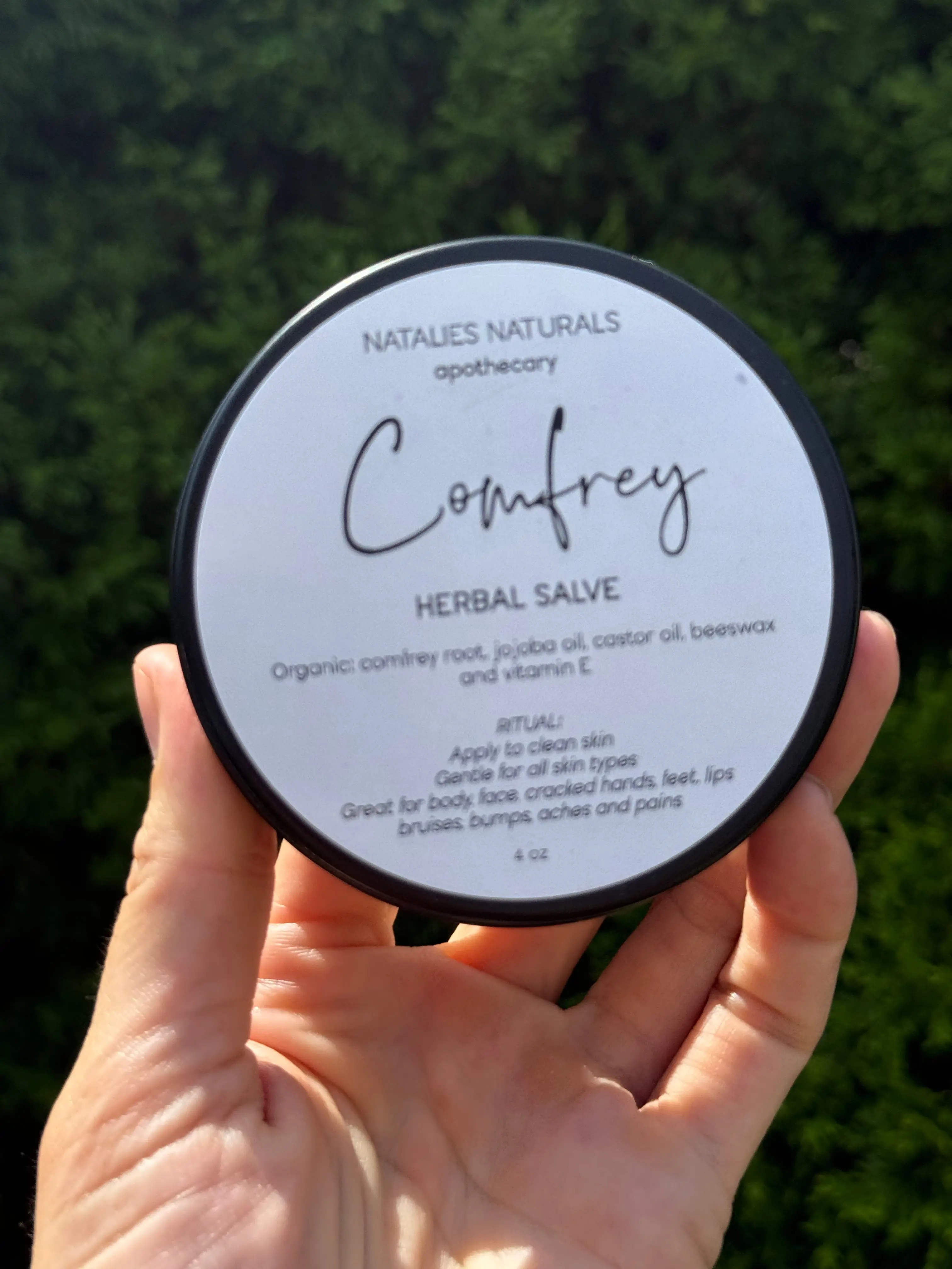 Comfrey oil salve Comfrey oil salve